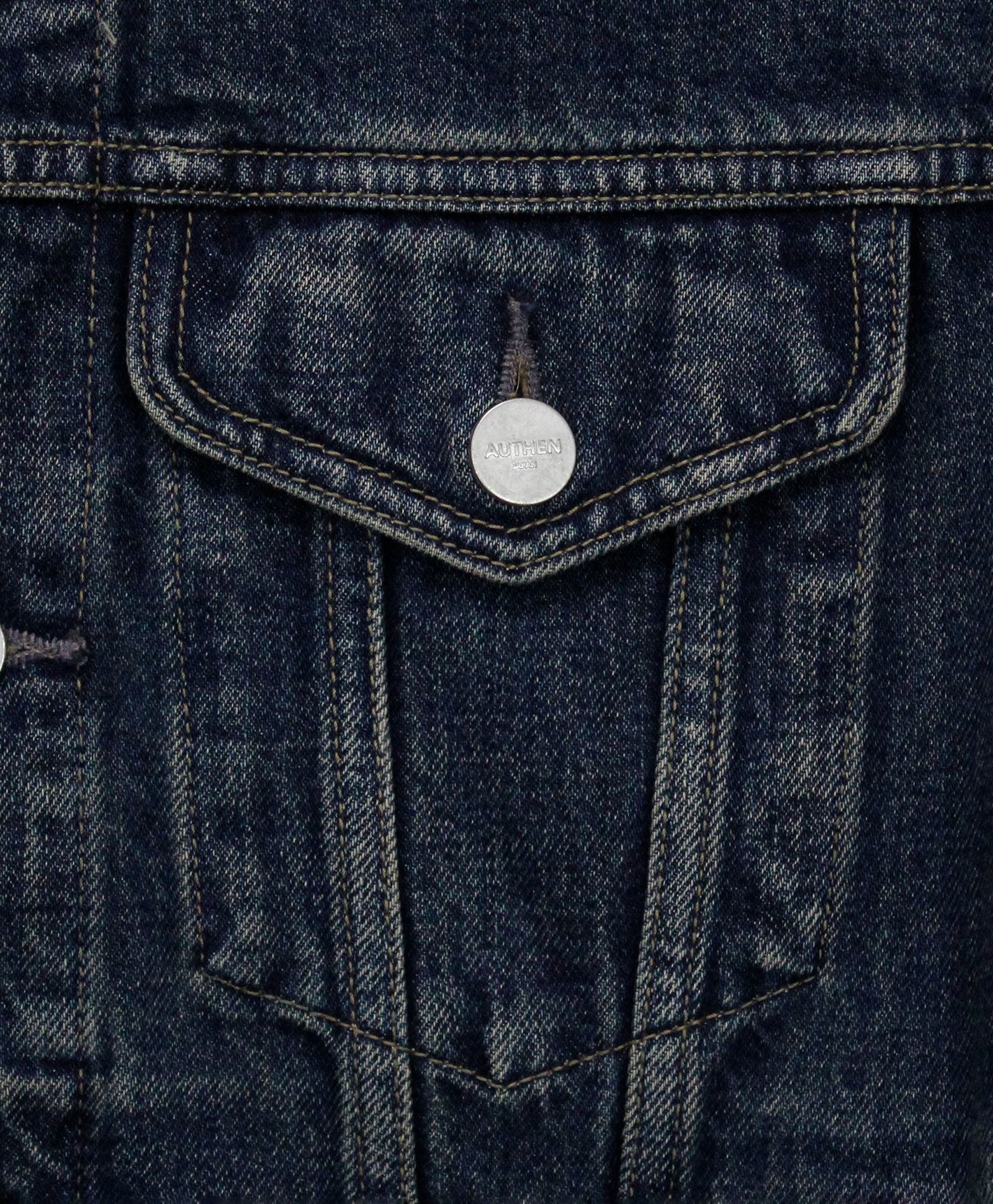 "ターク" トラッカージャケット / "TURK" TRUCKER JACKET  / DARK USED [AUT-095-059]