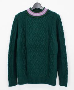 クルーネックニット / NUMBER KNITWEAR / FOREST 【KRW 702】