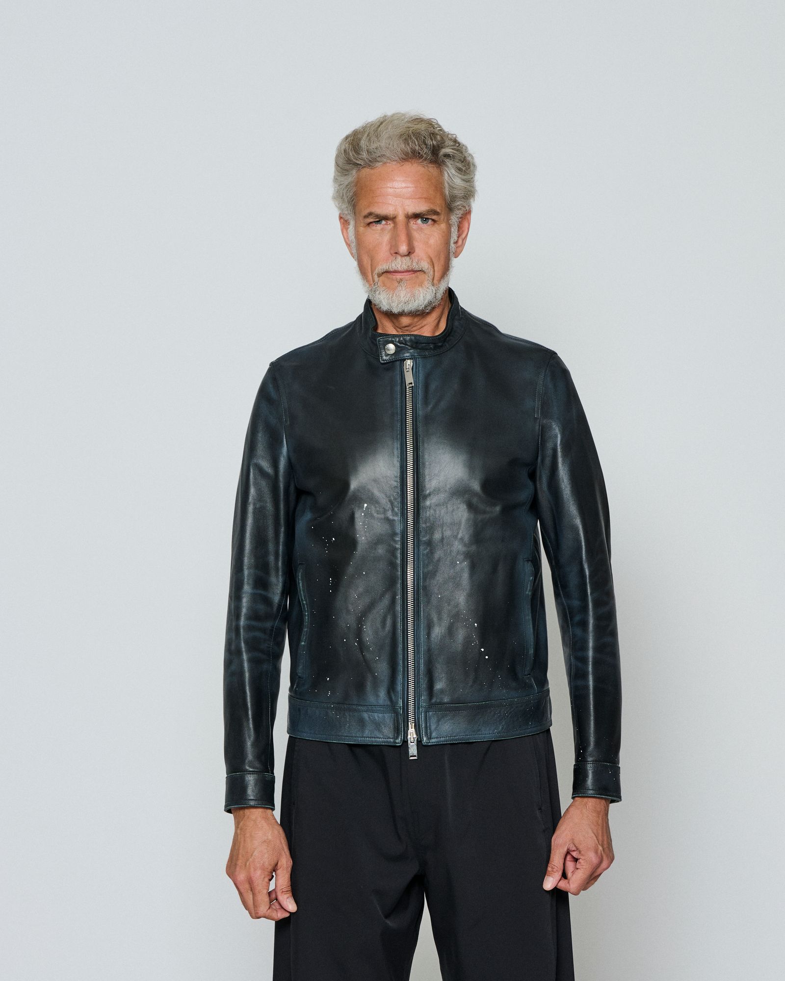 ☆先行予約販売☆ Emmeti x ACANTHUS レザージャケット /   "JURI"  Aged Edition  / BLACK 【LM2601】