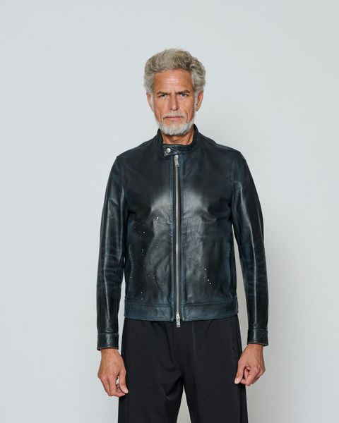 ☆先行予約販売☆ Emmeti x ACANTHUS レザージャケット /   "JURI"  Aged Edition  / BLACK 【LM2601】