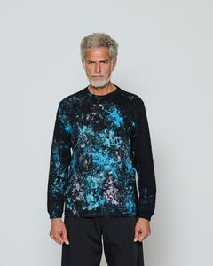 ☆先行予約☆  アブストラクトペイントロンTee / Abstract paint L/S Tee / BLACK 【CT2611】