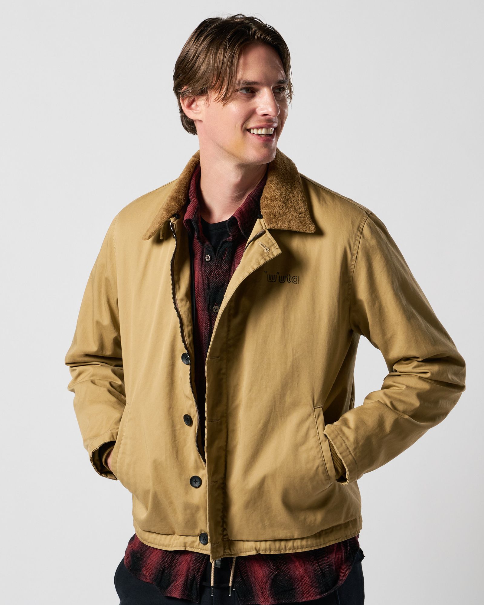 ☆先行予約☆ muta × wjk  / ユーティリティーデッキジャケット / utility deck jacket / KHAKI BEIGE[205 mw06j]