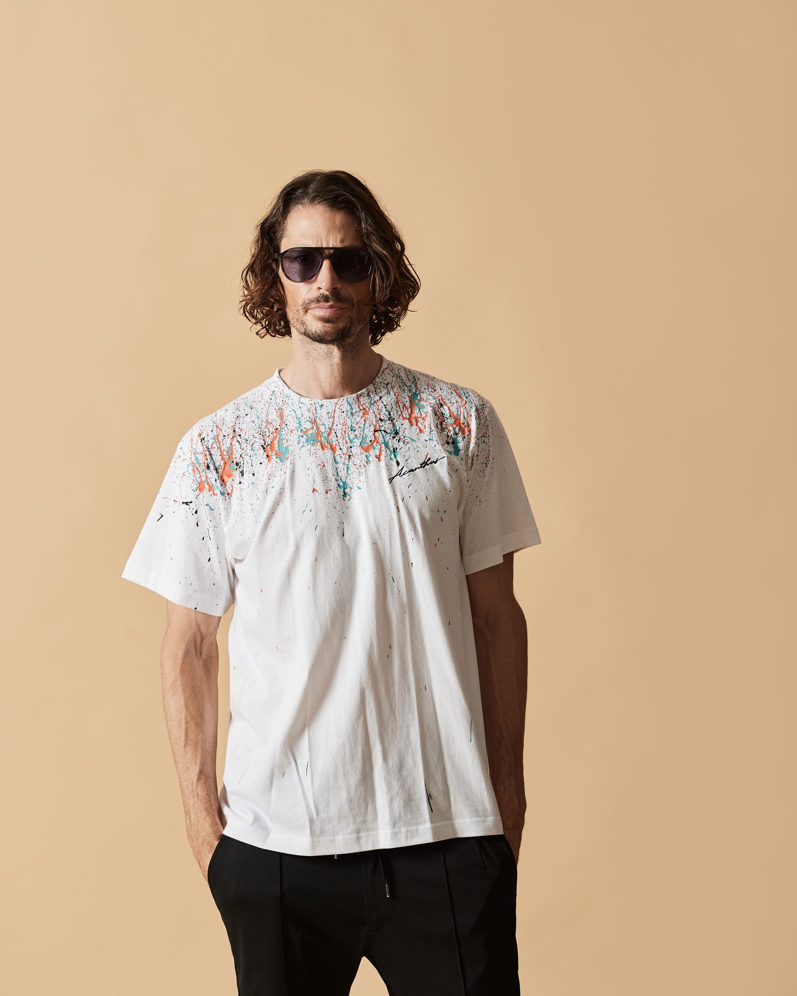 ☆先行予約☆ スプラッシュTシャツ  /  Splash Tee / WHITE【CT2602】