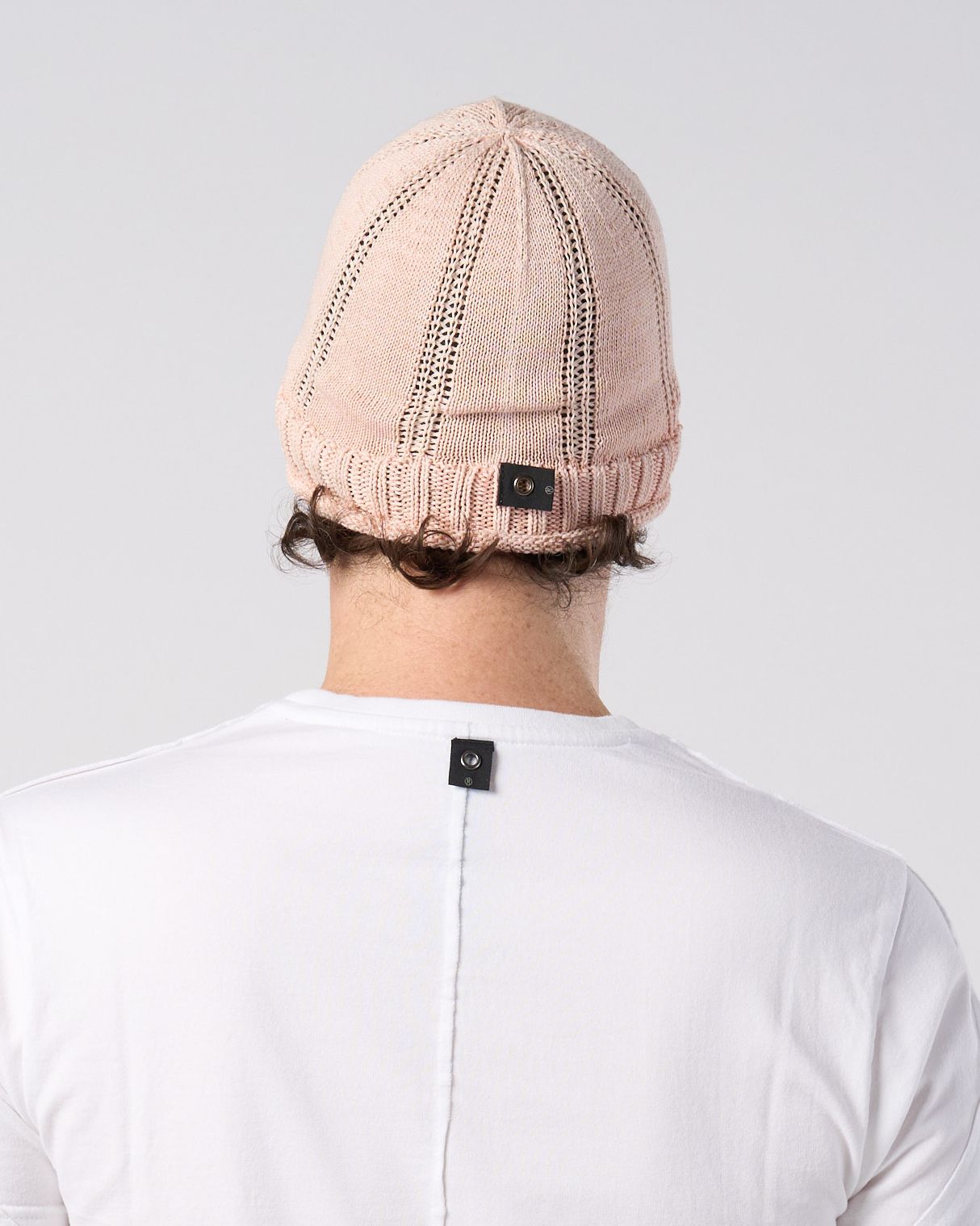 ☆先行予約☆ wjk  / ストライプニットビーニー / ニットキャップ / GIMA stripe knit beanie / dust pink【8004 kw86k】