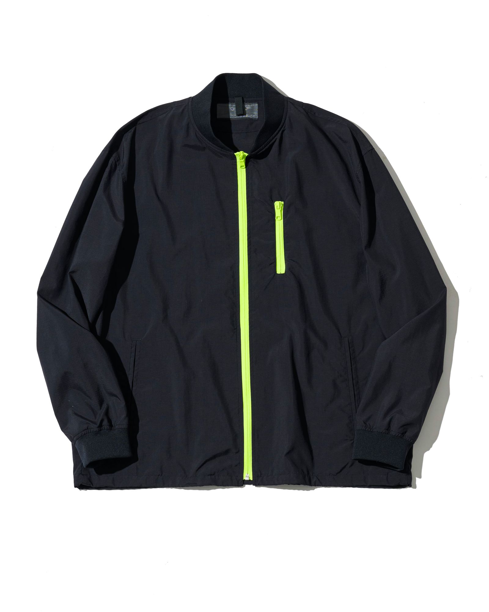 ☆先行予約☆ SUPPLEX® ナイロン ジップジャケット  /  SUPPLEX® Nylon Contrast Zip Jacket / BLACK 【JK2703】
