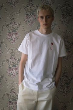 Tシャツ / Tiphanie / WHITE x RED