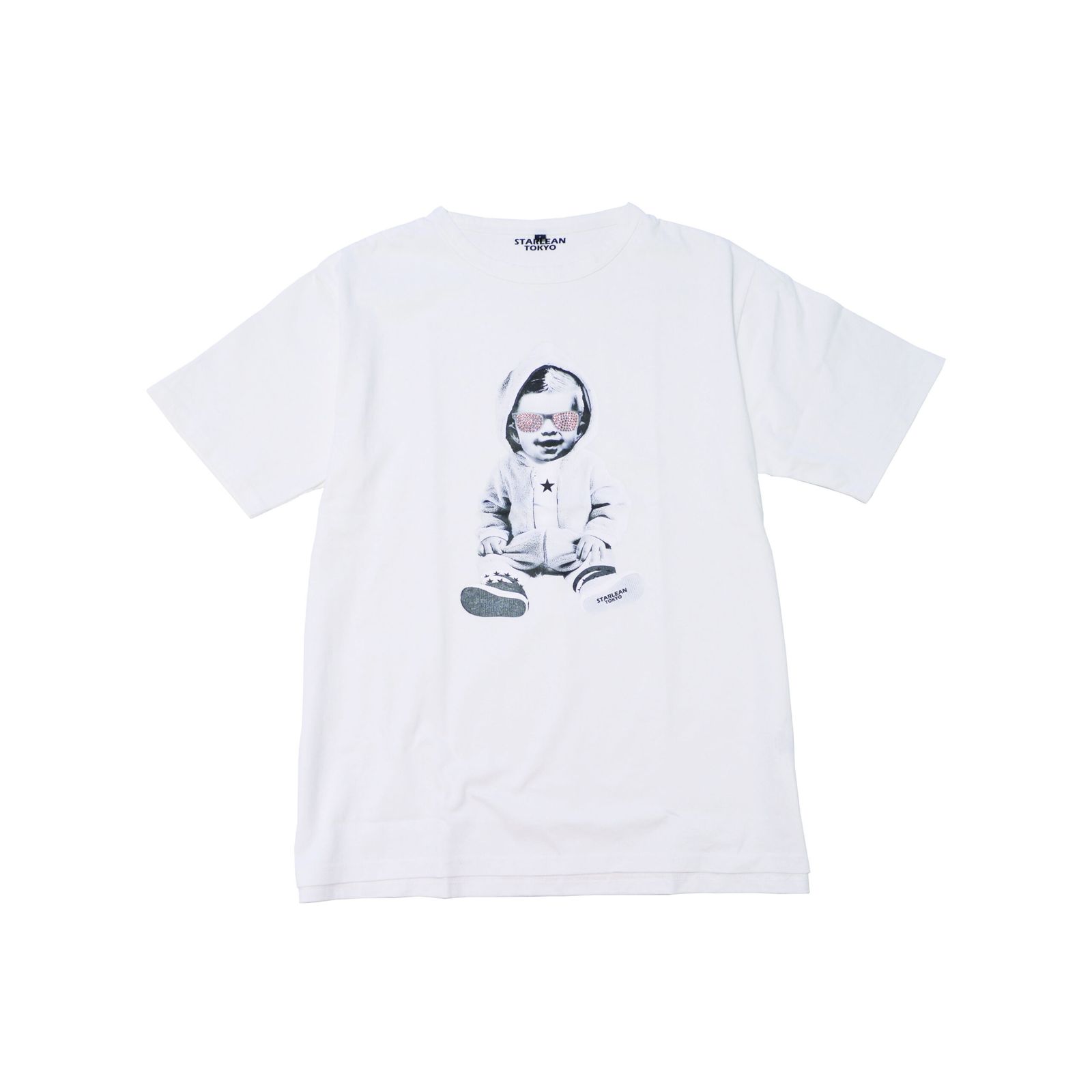 プリントTシャツ SWALLOW HOODIE BABY T-SHIRT / [SLTN107] WHITE