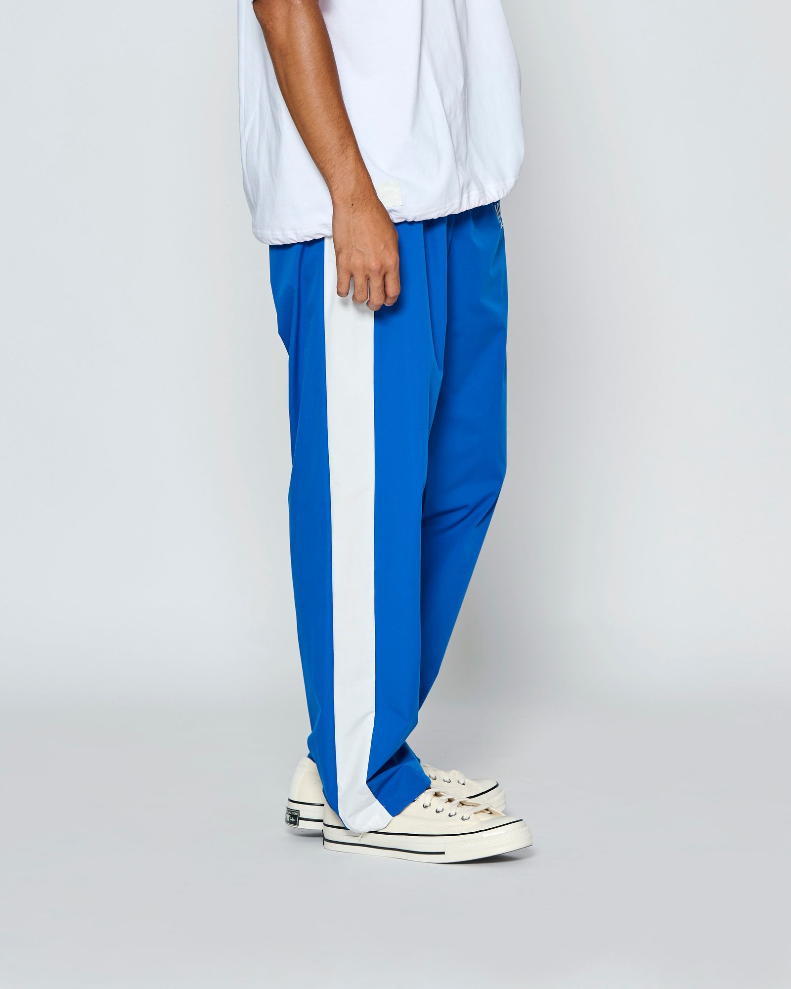 ☆先行予約☆muta MARINE × ACANTHUS  / サイドライントラックパンツ /  Side Line Track Pants / BLUE【MA2705】