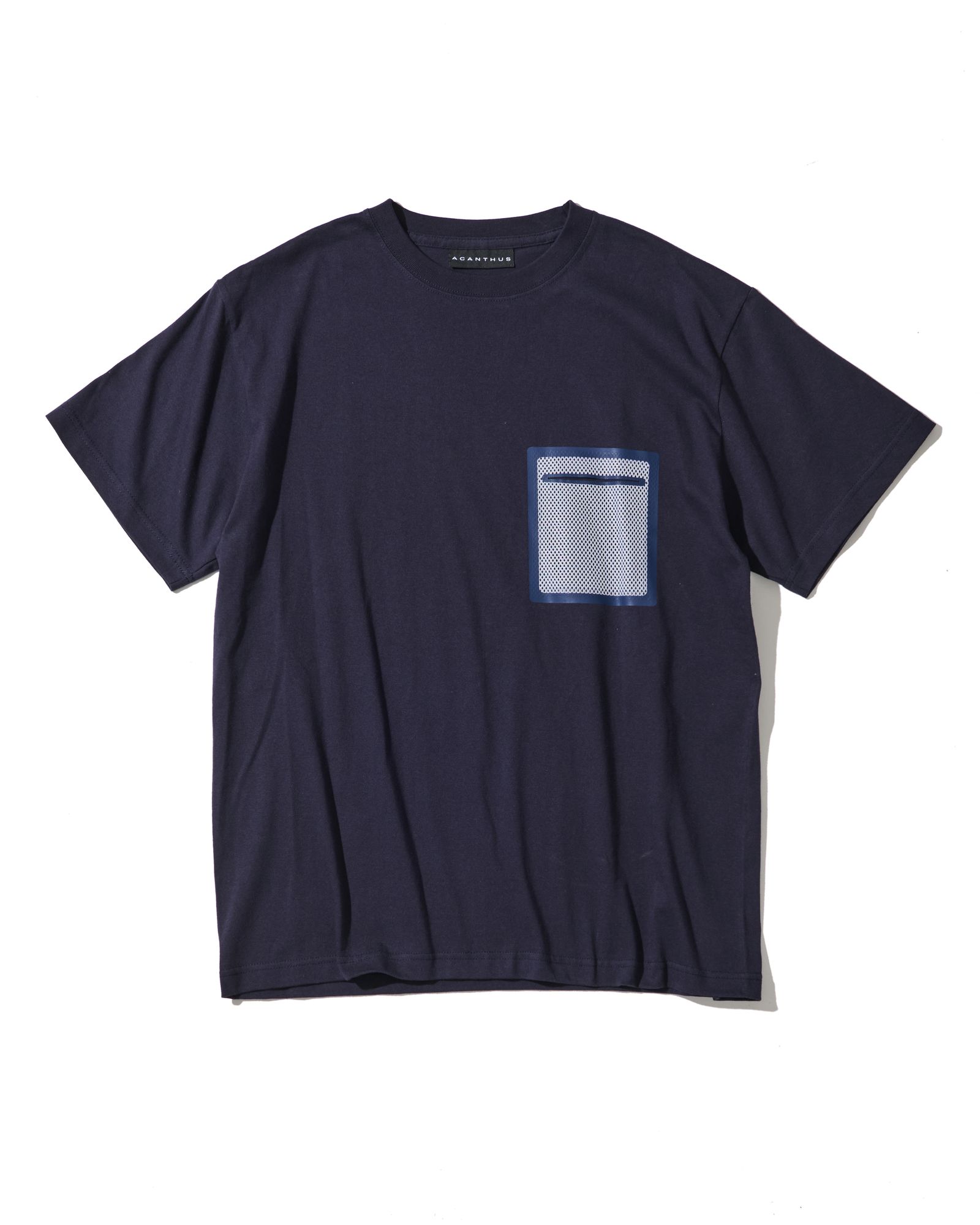 ☆先行予約☆ メッシュトリミングポケットTシャツ  /  Mesh Trimming Pocket Tee / NAVY【CT2605】