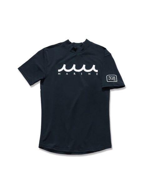 ラッシュTシャツ (WAVEロゴ) / ネイビー[MMTK-439009]