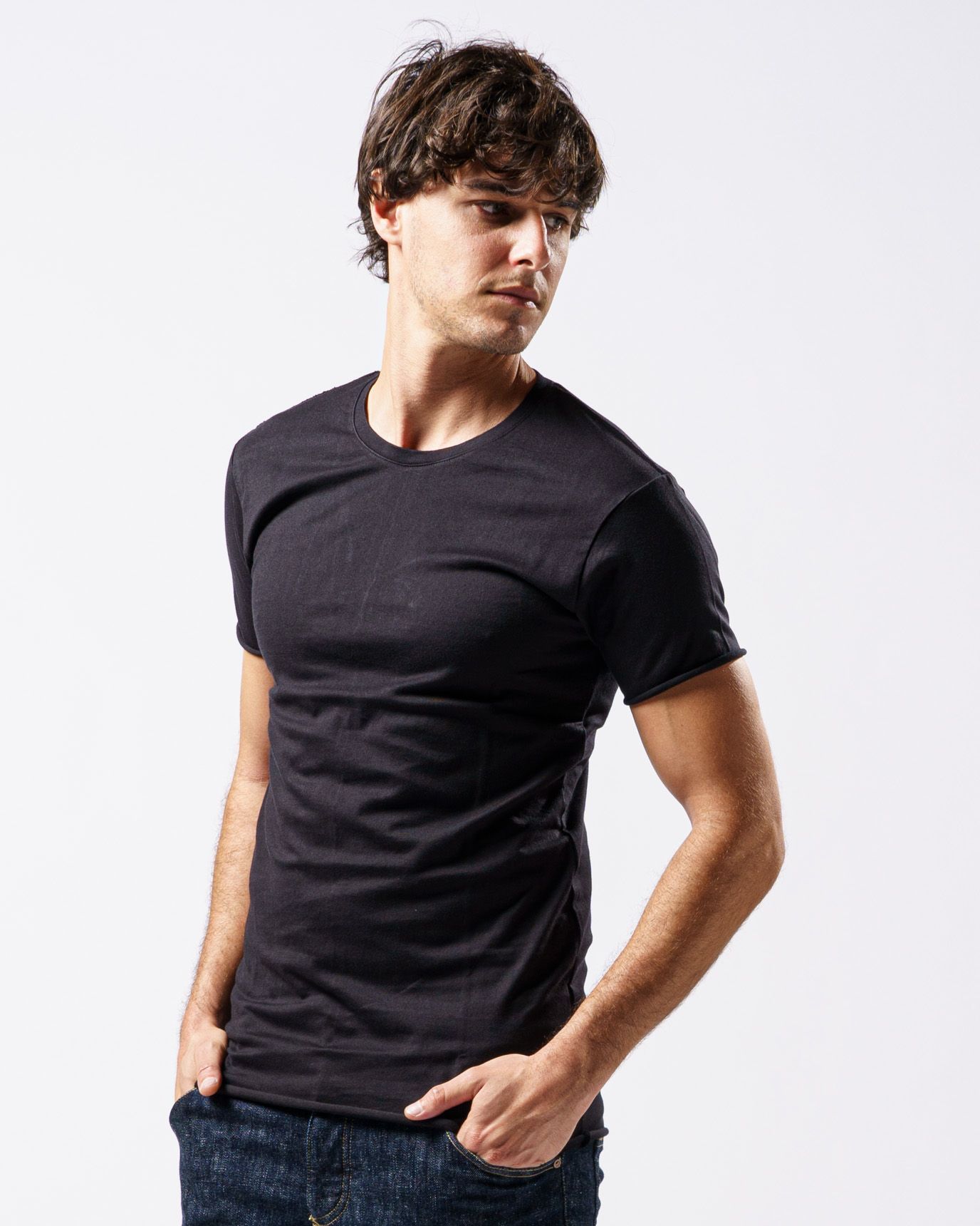 ☆先行予約☆ 3パックTシャツ /  3 in pack-T S/S / BLACK [9921 pk05i]