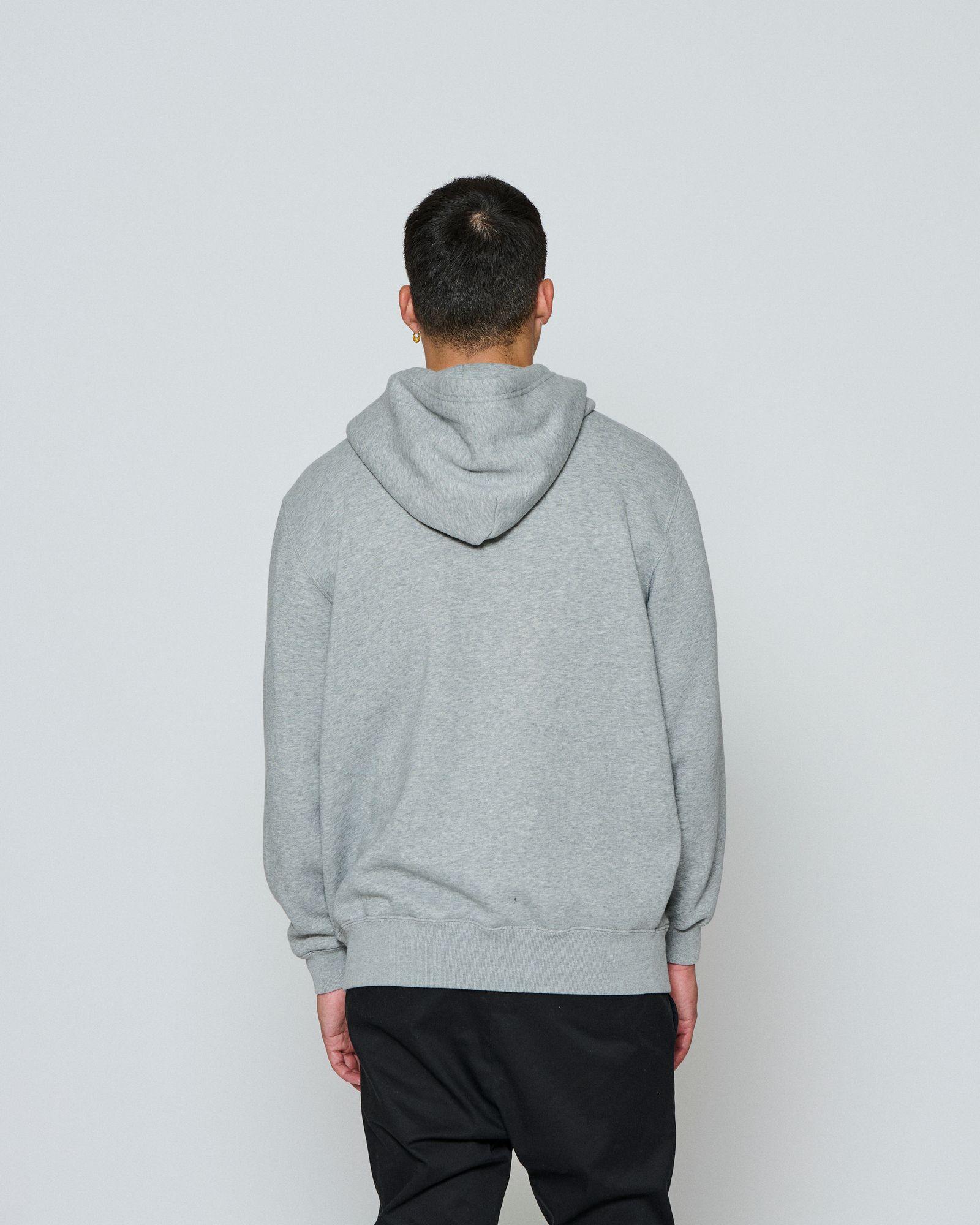 ☆先行予約☆ muta MARINE × ACANTHUS / カレッジロゴフーディー /パーカー / Shadow College Logo Hooded Sweatshirt / GREY 【MA2660】