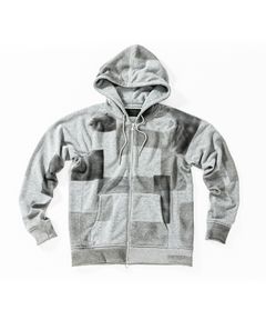 パッチワークジップパーカー / Patchwork Freedom Sleeve Zip-up Parka / GRAY PATCHWORK