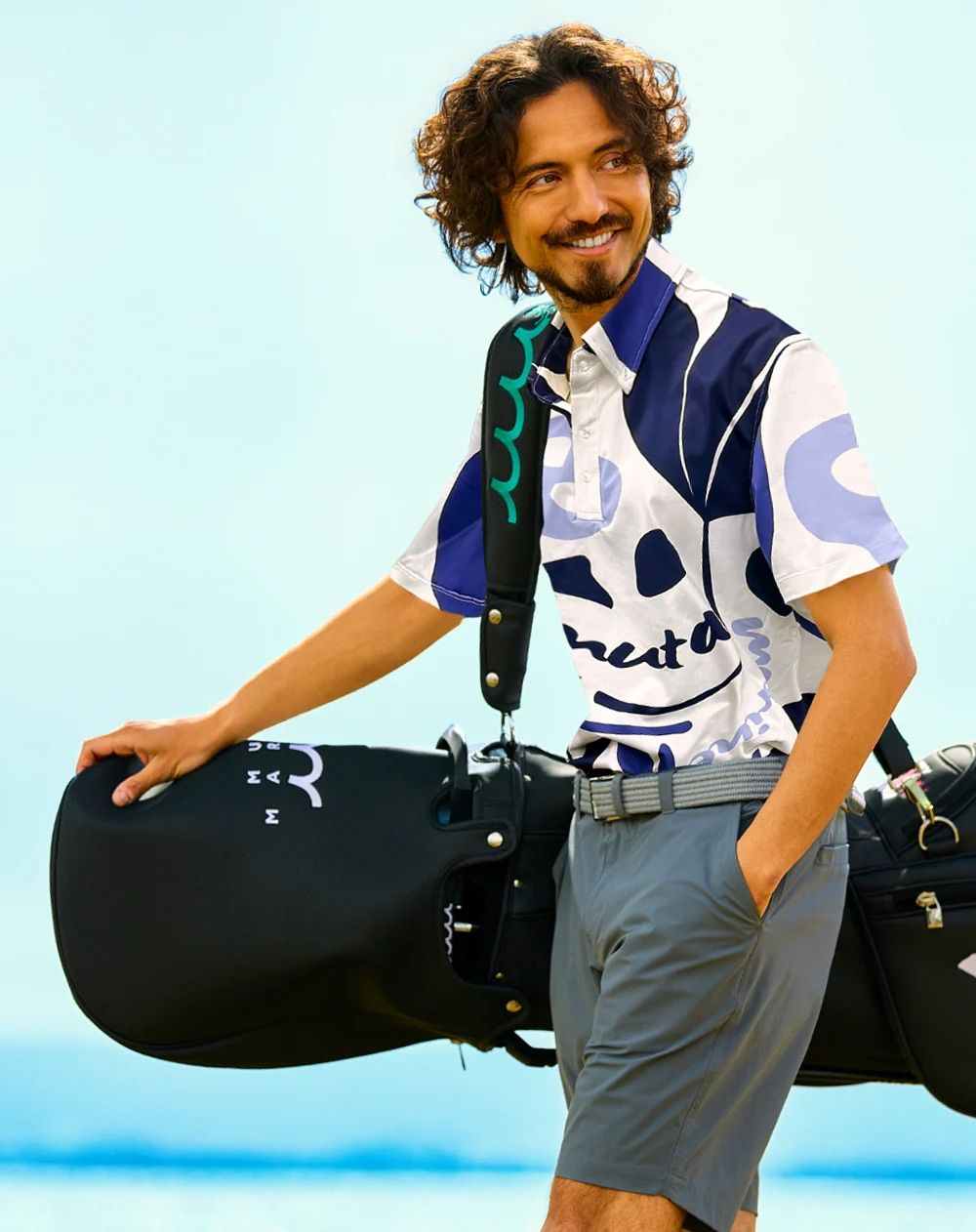 フローラル ポロシャツ / ホワイト [MGBG-446825]⭐︎