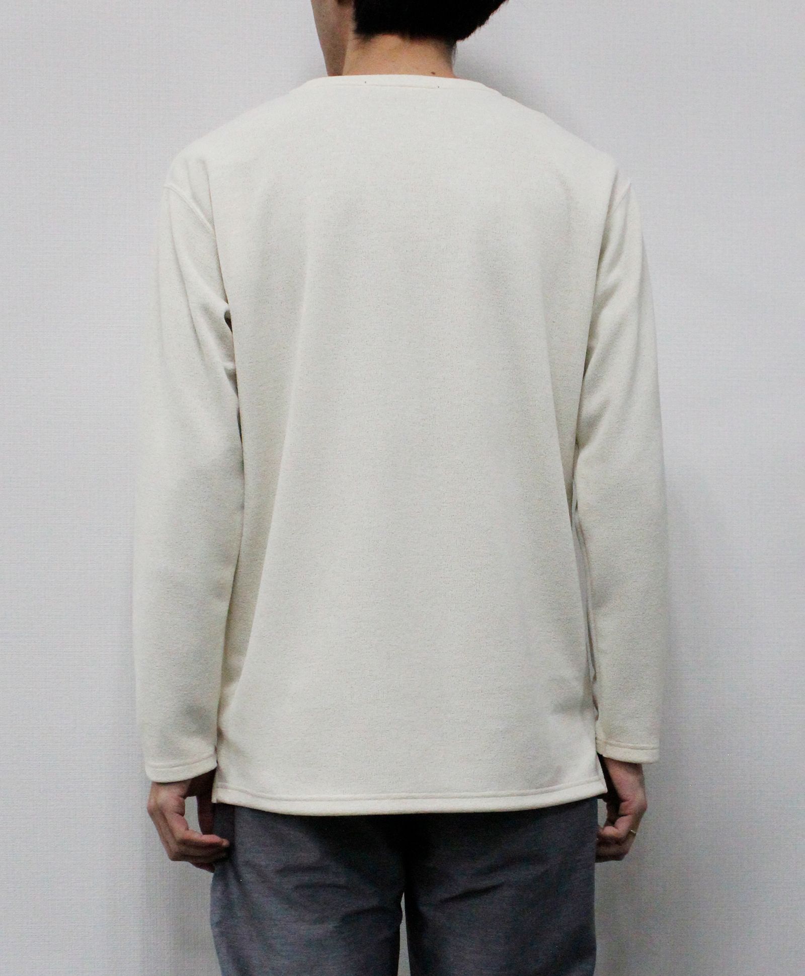 リネンライクダブルフェイスロンT  / オフ[86003]