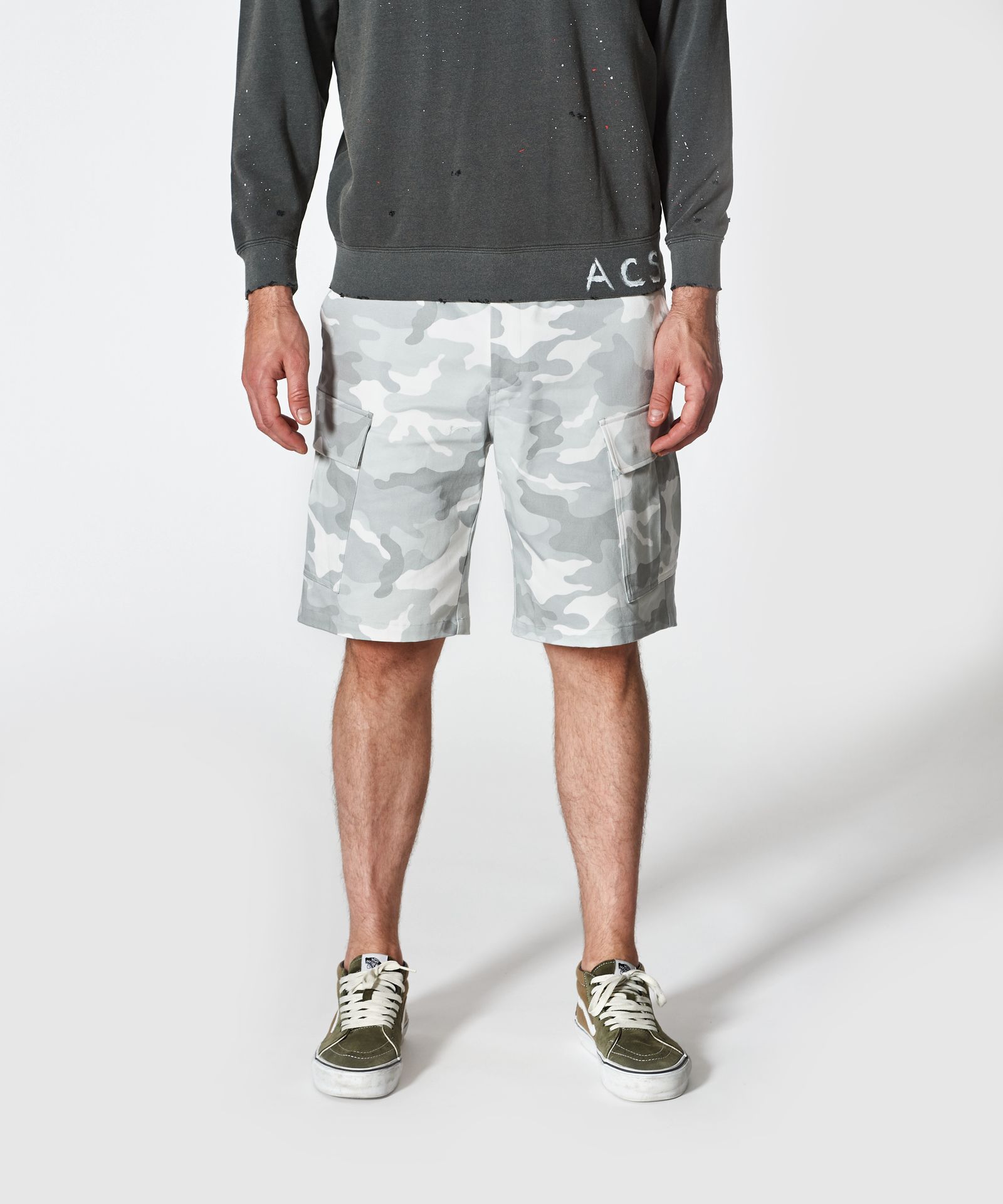 Cargo Shorts / カーゴショーツ / WHITE CAMO【JK2501P】