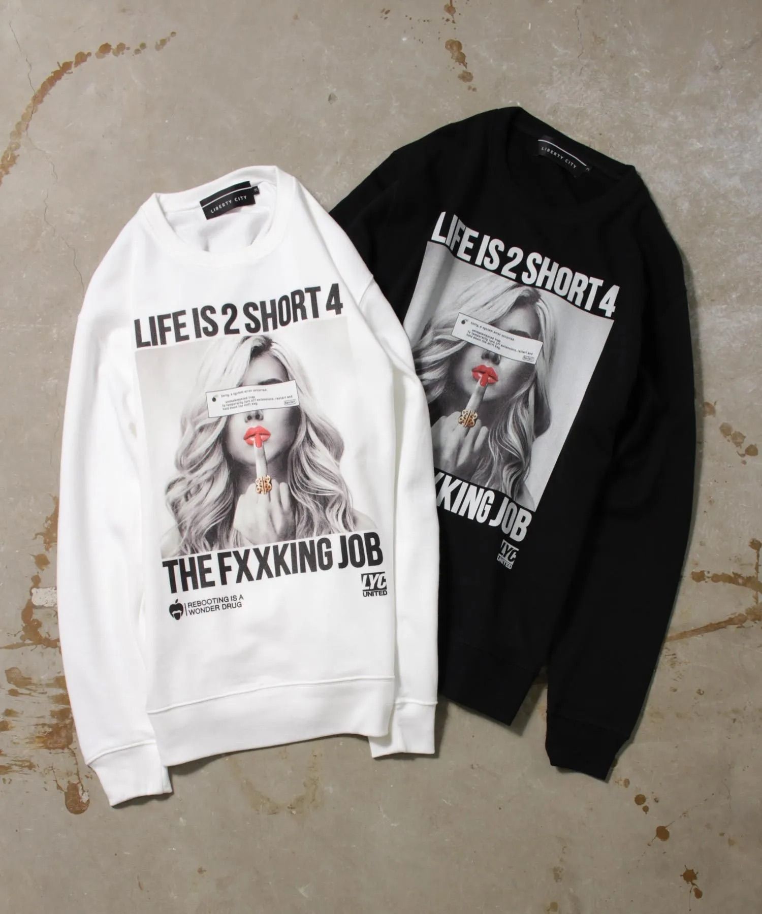 [2 SHORT] ライト・スウェット・クルーネック / トレーナー / WHITE [253230FO]