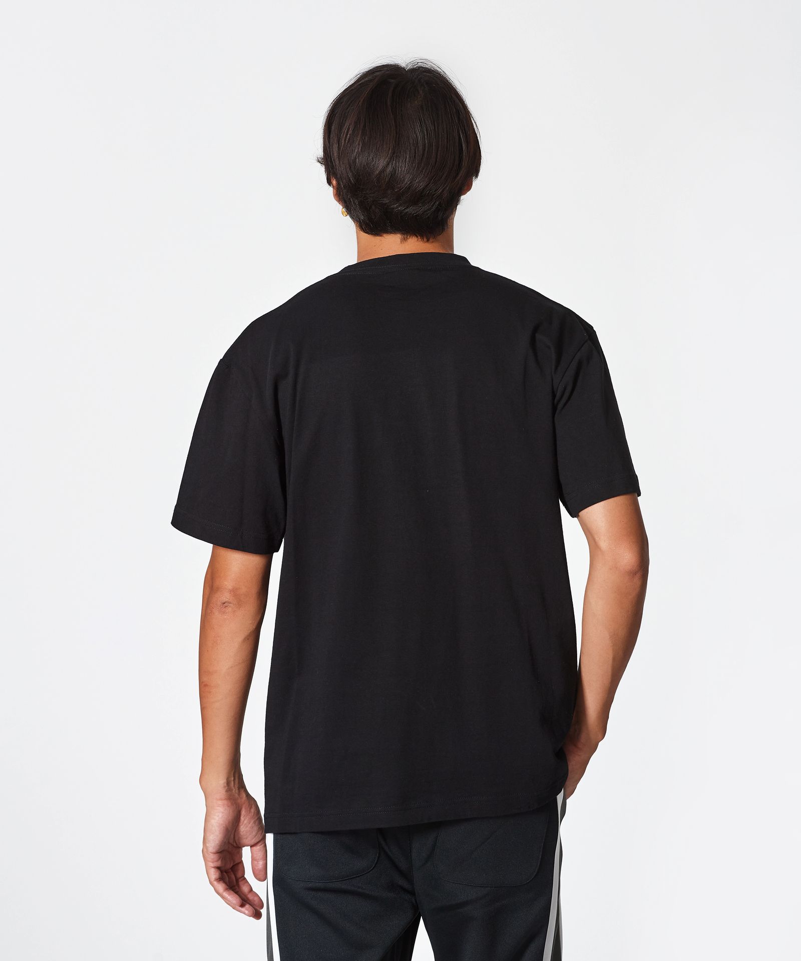 ACANTHUS × muta MARINE / muta Circle Logo Trimming Pocket Tee / トリミングポケットTシャツ / BLACK 【MA2516】
