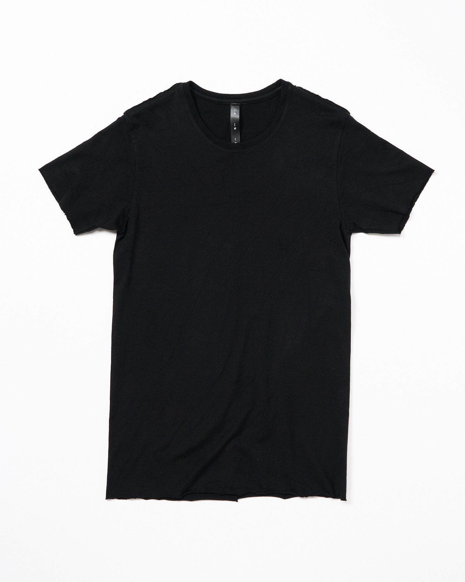 ☆先行予約☆ wjk  / スリムカットオフクルーネック半袖Tシャツ / slim cut-off crew-neck S/S / deep black【7003 js01k】