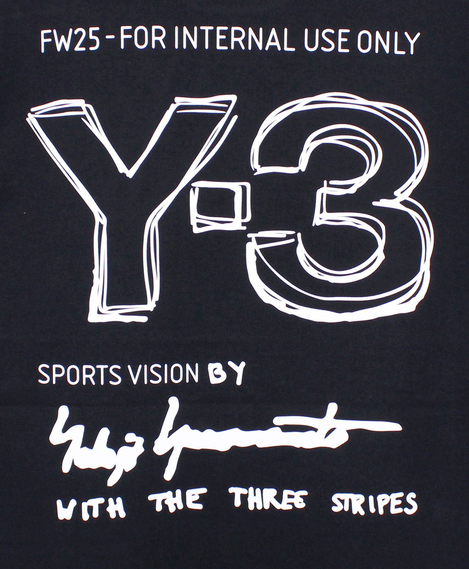 ショートスリーブTシャツ / Y-3 SHORT SLEEVE TEE / BLACK [KB2608-APPA25]