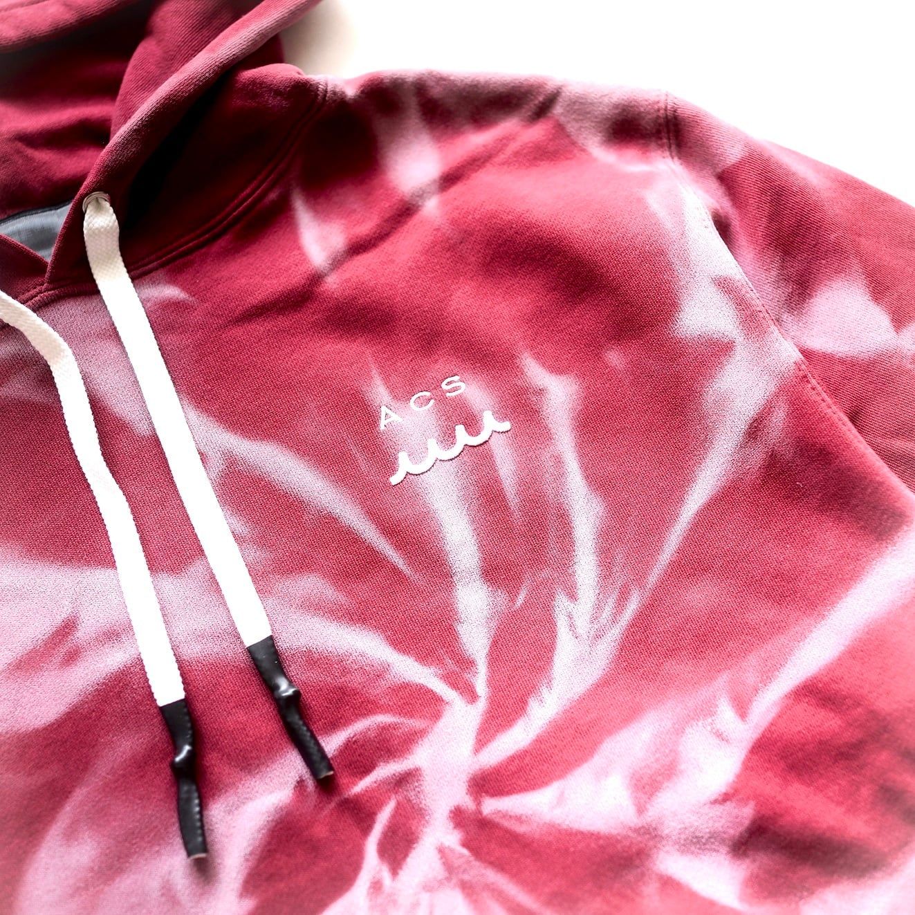 【LIMITED】ACANTHUS x muta MARINE / アカンサス×ムータマリン / ハンドダイプルオーバーパーカー / バーガンディー  / muta Hand Dye Hooded Sweatshirt / BURGUNDY【MA2253】 - S