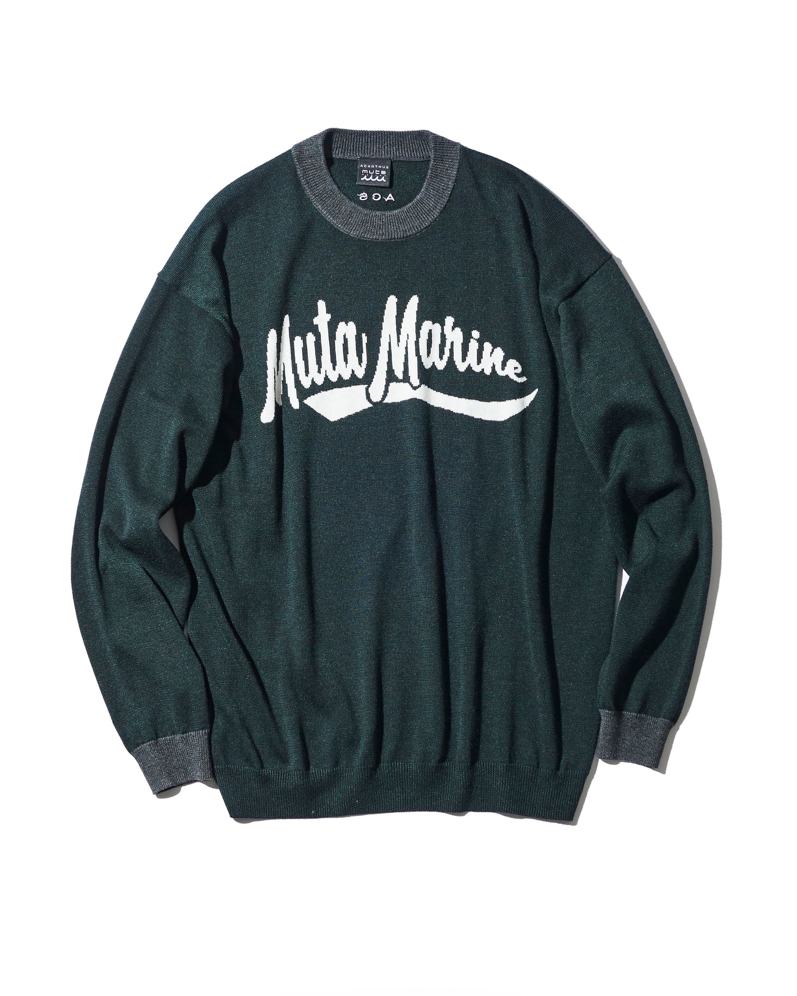 ACANTHUS - ACANTHUS x muta MARINE / muta Logo Sweater / GREEN | femt