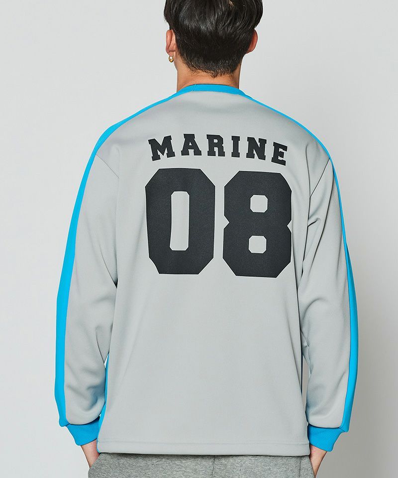 ACANTHUS x muta MARINE / muta Soccor Jersey Top / ジャージカットソー / GREY / MA2434