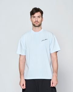 ☆先行予約☆ ヴィンテージ エンブロイダリーTシャツ  /  Vintage Wash Embroidered Tee / SAX【CT2705】