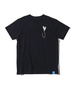 Tシャツ / Tiphanie Big Logo / BLACK x SILVER