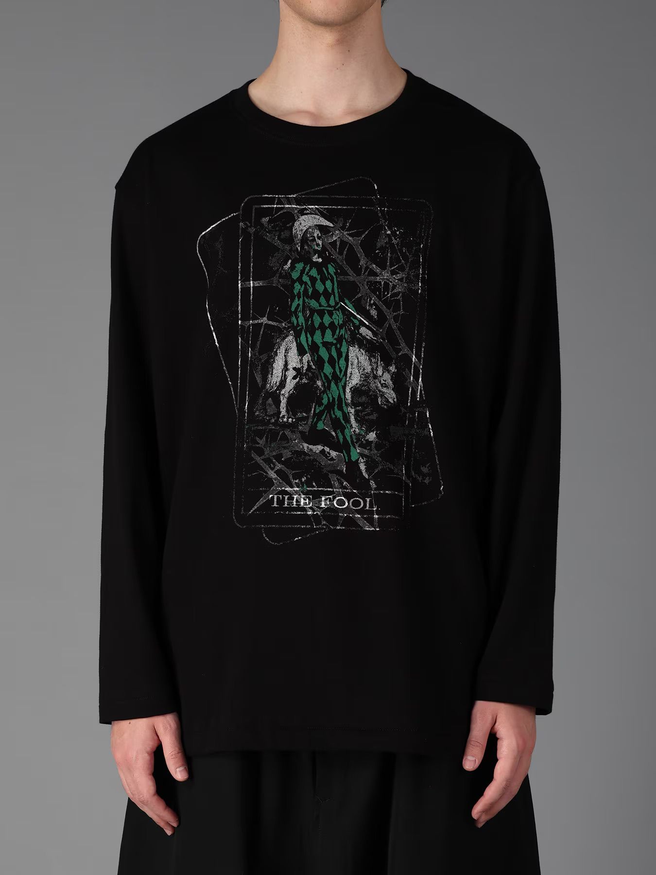 JERSEY THE FOOL T-SHIRT / BLACK  [GW-T75-070-2]