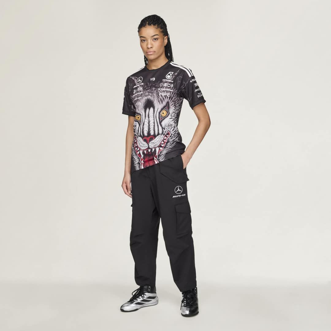 ハーフ スリーブ ティー /  Y-3 MERCEDES - AMG PETRONAS FORMULA 1 TEAM DRIVER SHORT SLEEVE JERSEY / BLACK [KT2226-APPS26]