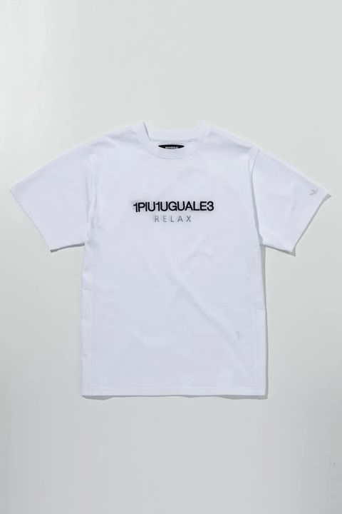 ブランドロゴリバースプリント Tシャツ / ホワイト【UST-26069】