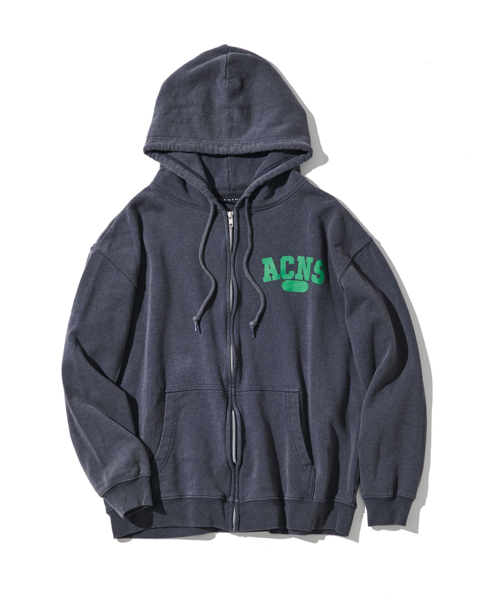 ☆先行予約☆ エイジングカレッジロゴ スウェットジップフーディー / パーカー / Aging College Logo Zip Up Hooded Sweatshirt / NAVY【HJ2601】