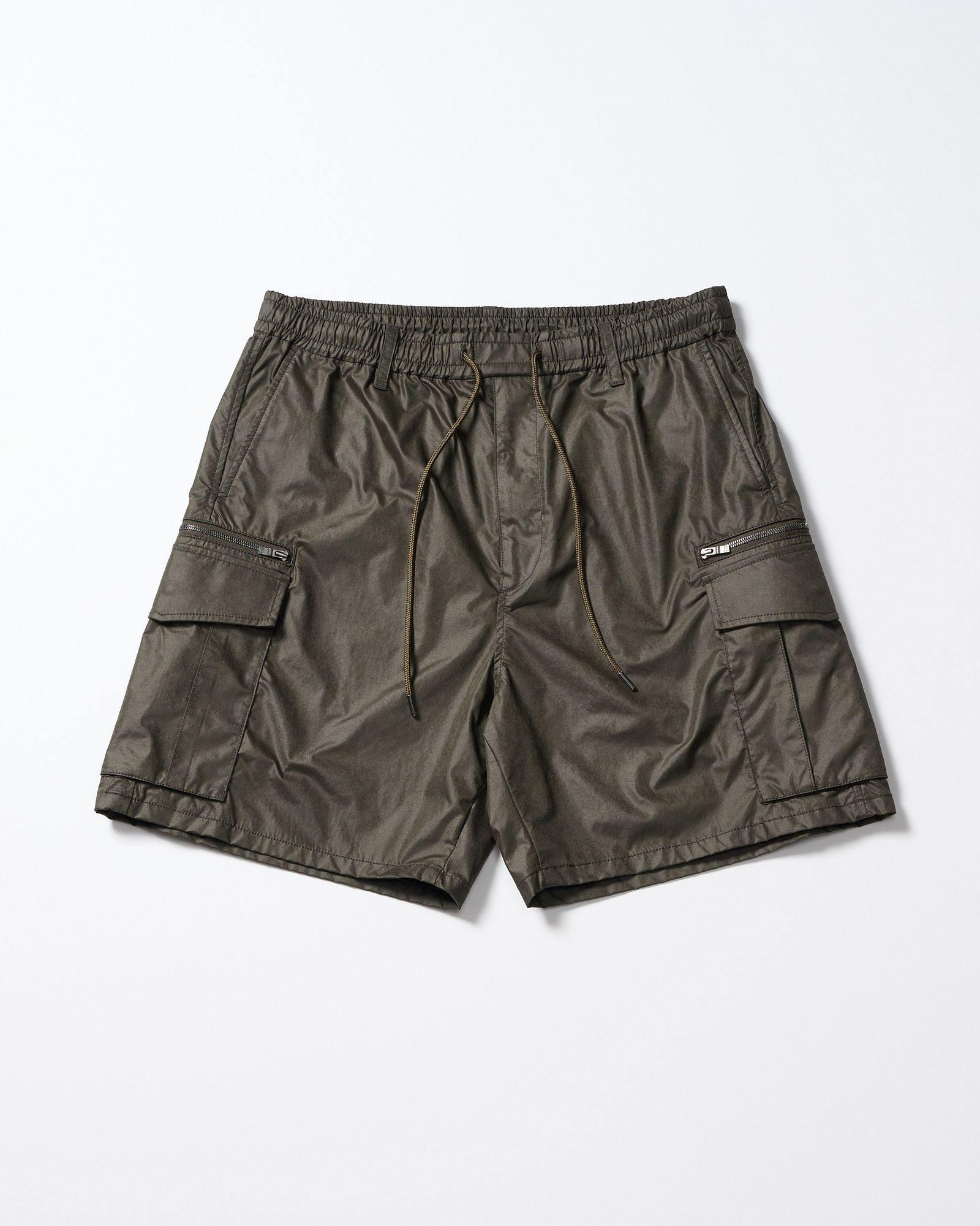 ☆先行予約☆ カーゴショーツ / solid cargo shorts / KHAKI [5220 pe52i]