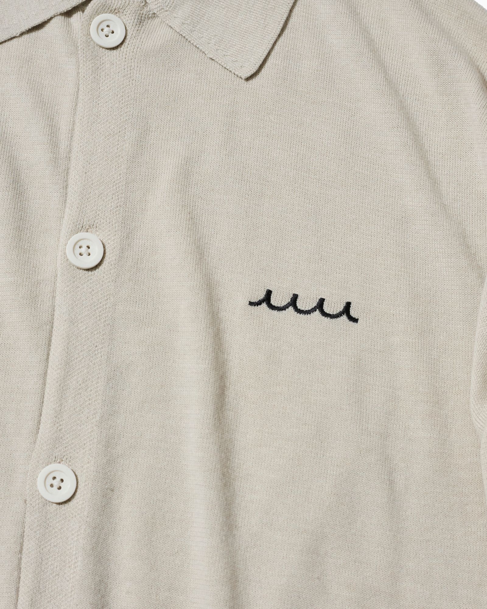 ☆先行予約☆muta MARINE × ACANTHUS  / ニットカーディガン / muta knit cardigan / LIGHT BEIGE【MA2725】
