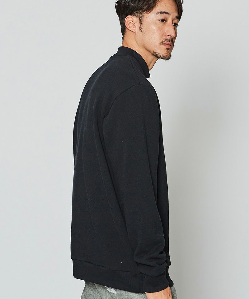 ACANTHUS x muta MARINE / muta Mockneck Sweatshirt / スウェット / BLACK / MA2430