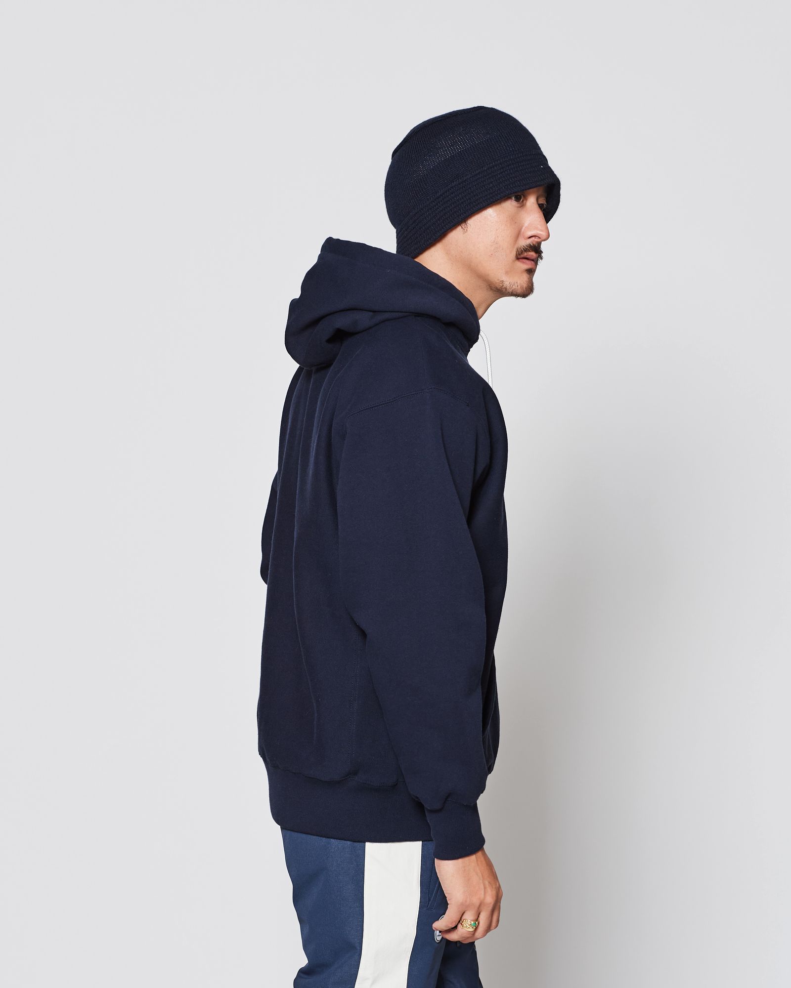 ☆先行予約販売2025年9月下旬～10月下旬頃入荷予定☆ ACANTHUS × muta MARINE / muta sweet muta Hooded Sweatshirts / パーカー / NAVY 【MA2545】