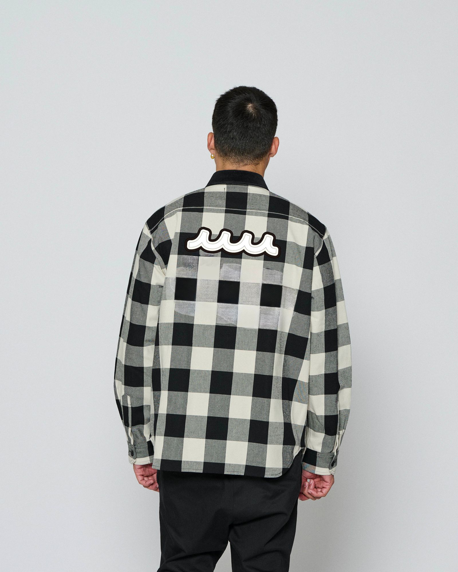 ☆先行予約☆ muta MARINE × ACANTHUS / チェックシャツ / Check Shirts / WHITE CHECK 【MA2668】