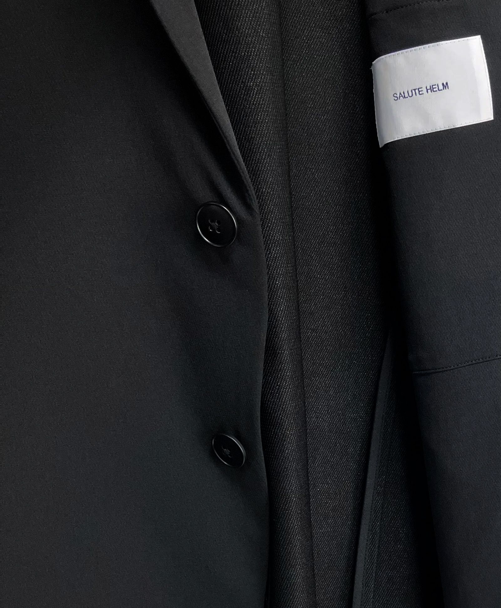 N/Peダブルクロスストレッチ イージージャケット / ブラック [26003]