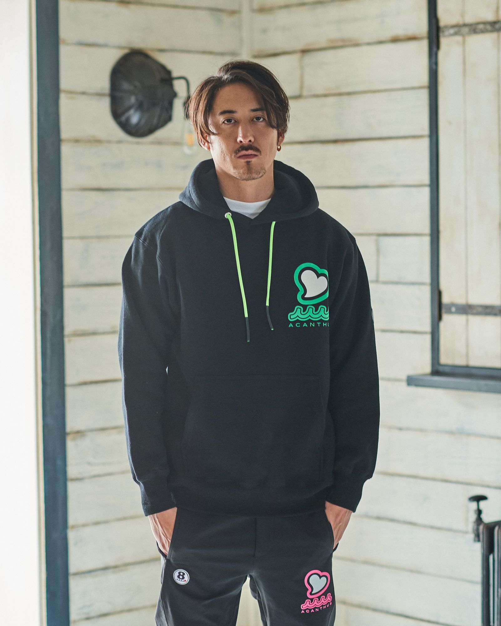 ACANTHUS - ACANTHUS × muta MARINE / muta Multi Logo Hooded