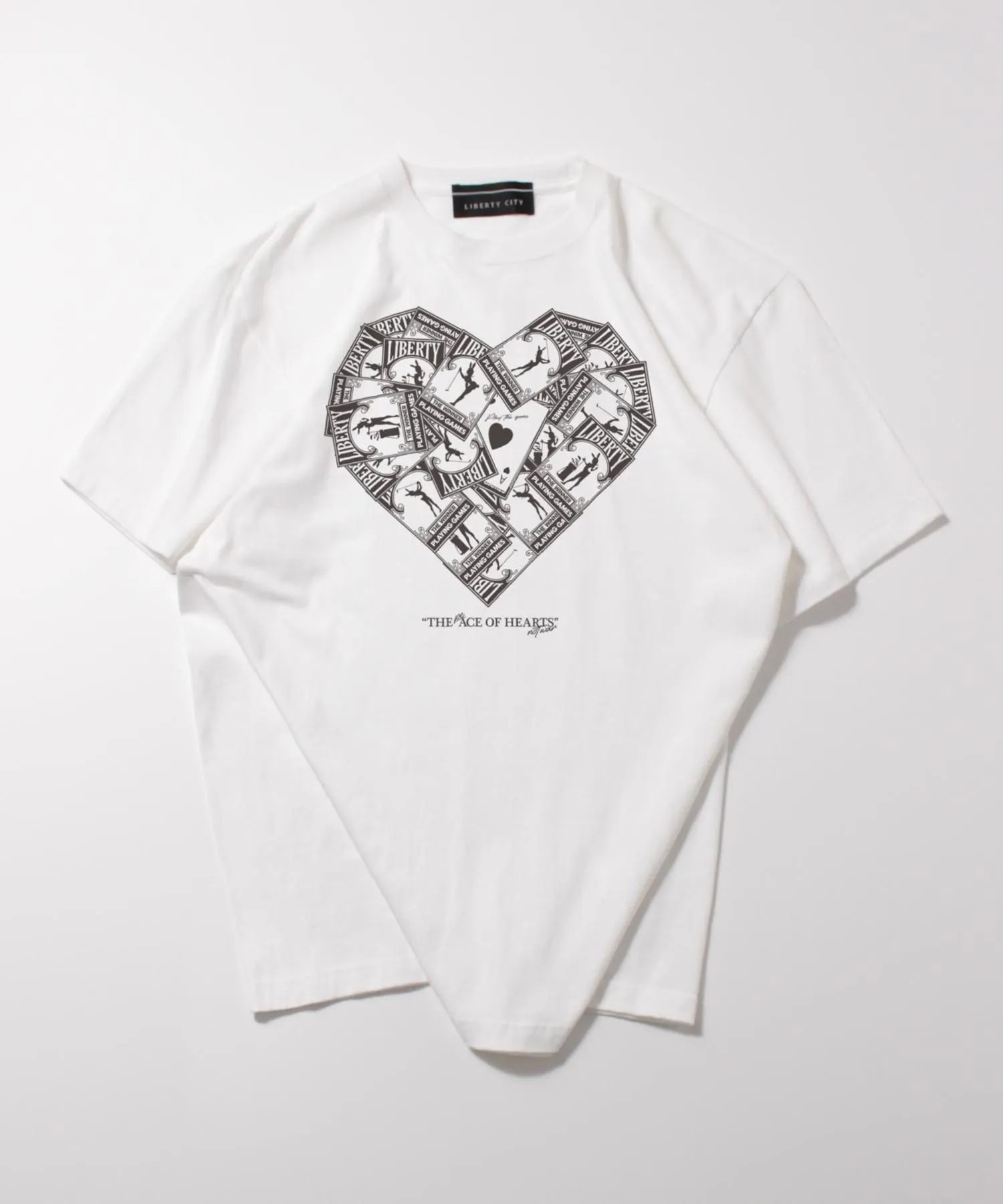 【CITY&TURF】[THE ACE OF HEARTS] Tシャツ / WHITE [251039HA]