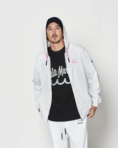 mutaMARINE x ACANTHUS / muta sweet Logo Zip-Up hoodie / ジップパーカー / GREY 【MA2670】