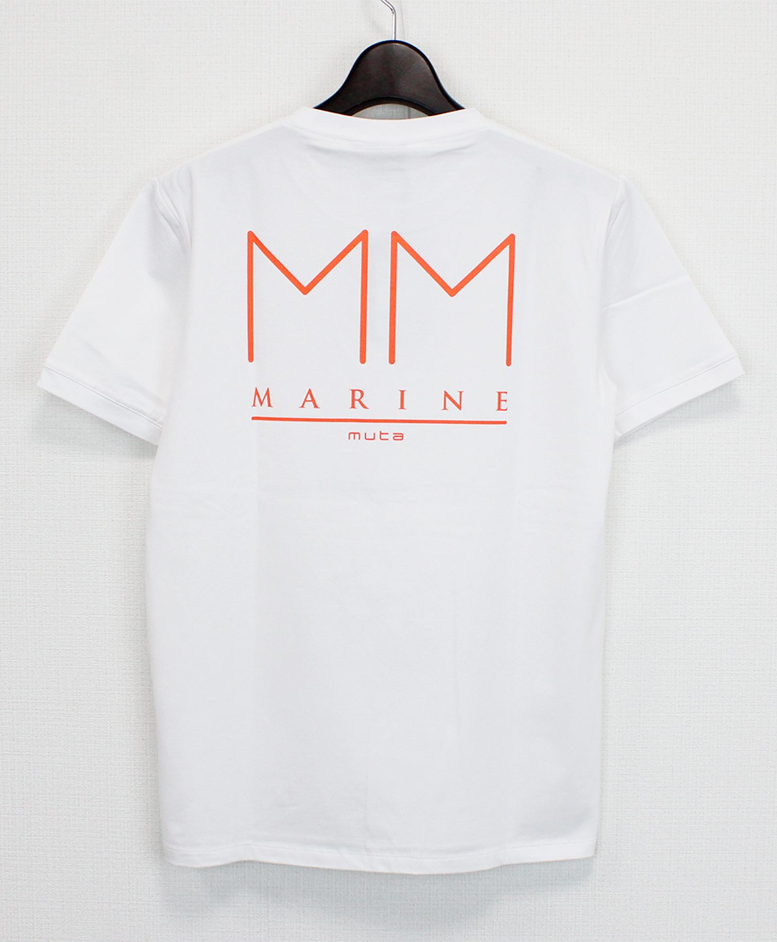 muta - THIN WAVE Tシャツ / ホワイト/オレンジ [MMAX-434457