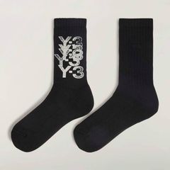 ソックス / Y-3 GRAPHIC CREW SOCKS / BLACK [KD0183-ACCS26]