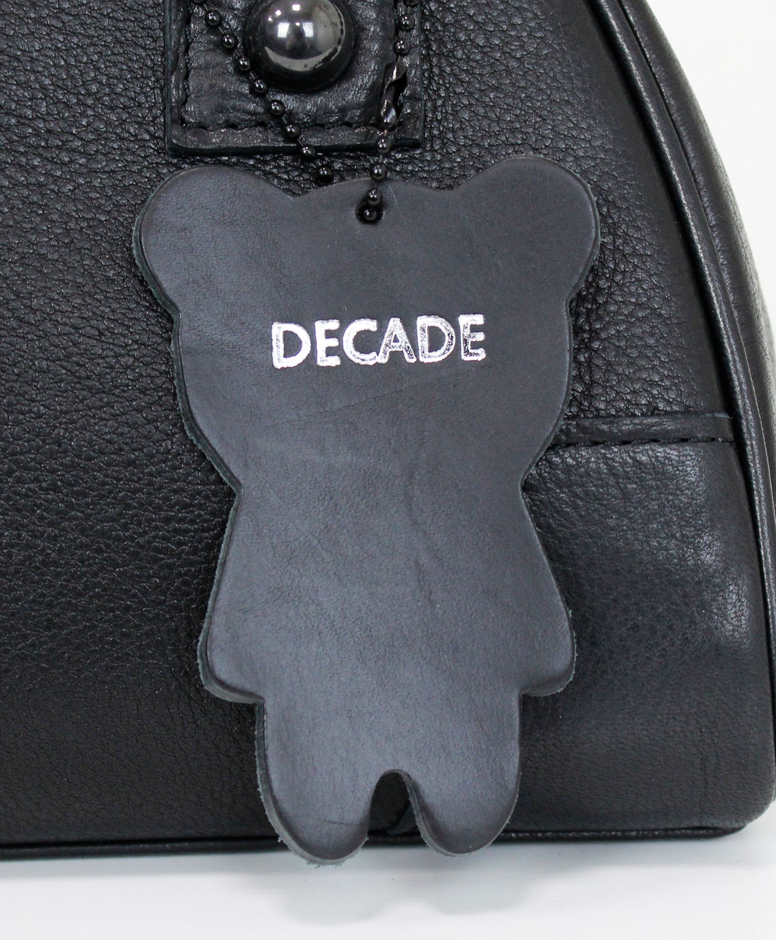 オイルドカウレザー・ミニミニボストンショルダートート / Oiled Cow Leather Mini mini Sholder BOSTON TOTE / B-BLACK [DCD-01315S]