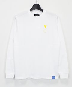 ロングスリーブTシャツ / Tiphanie / WHITE x YELLOW