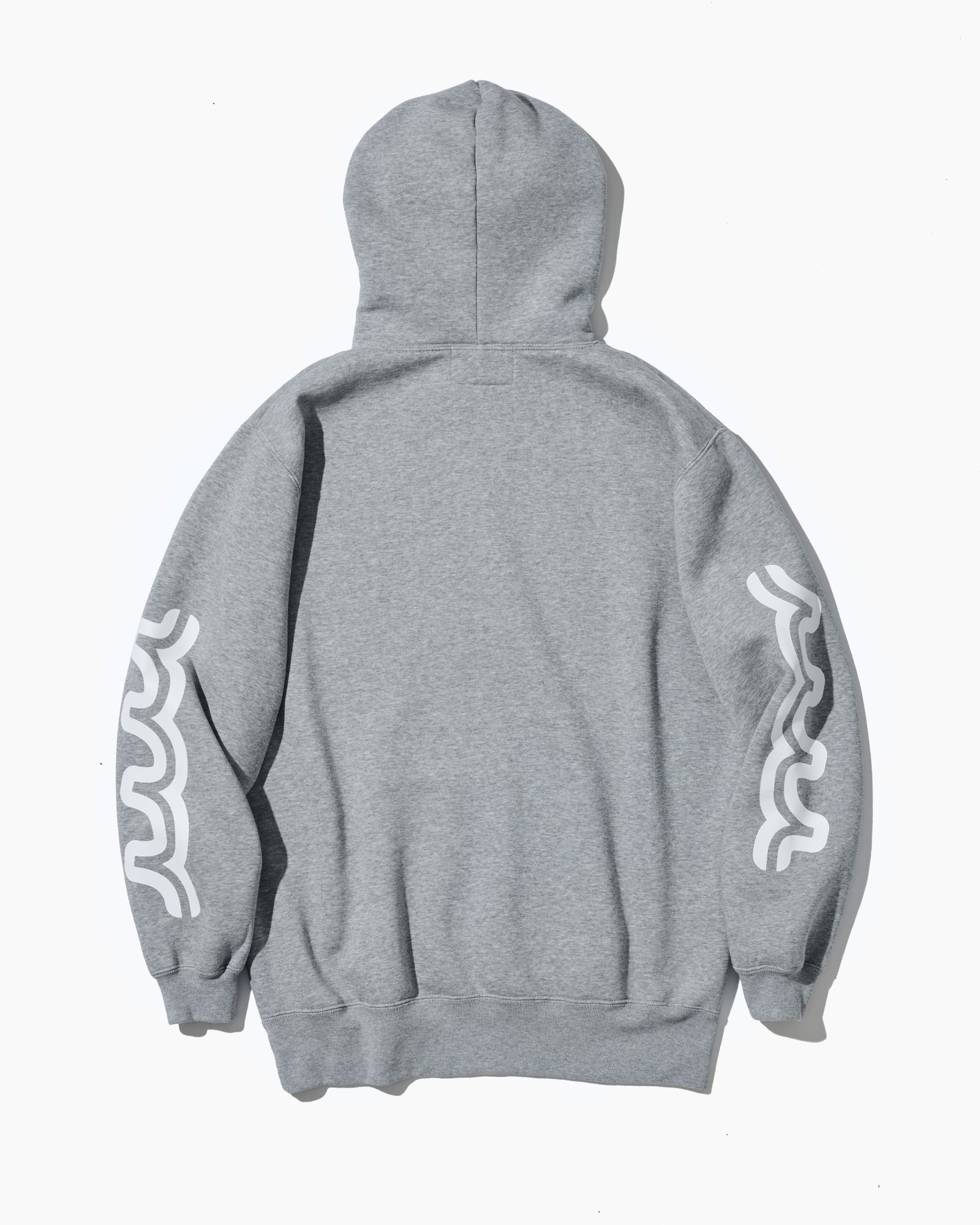 ☆先行予約☆ muta MARINE × ACANTHUS /アームプリントフーディー /パーカー / Arm Print Hooded Sweatshirt / GREY 【MA2657】