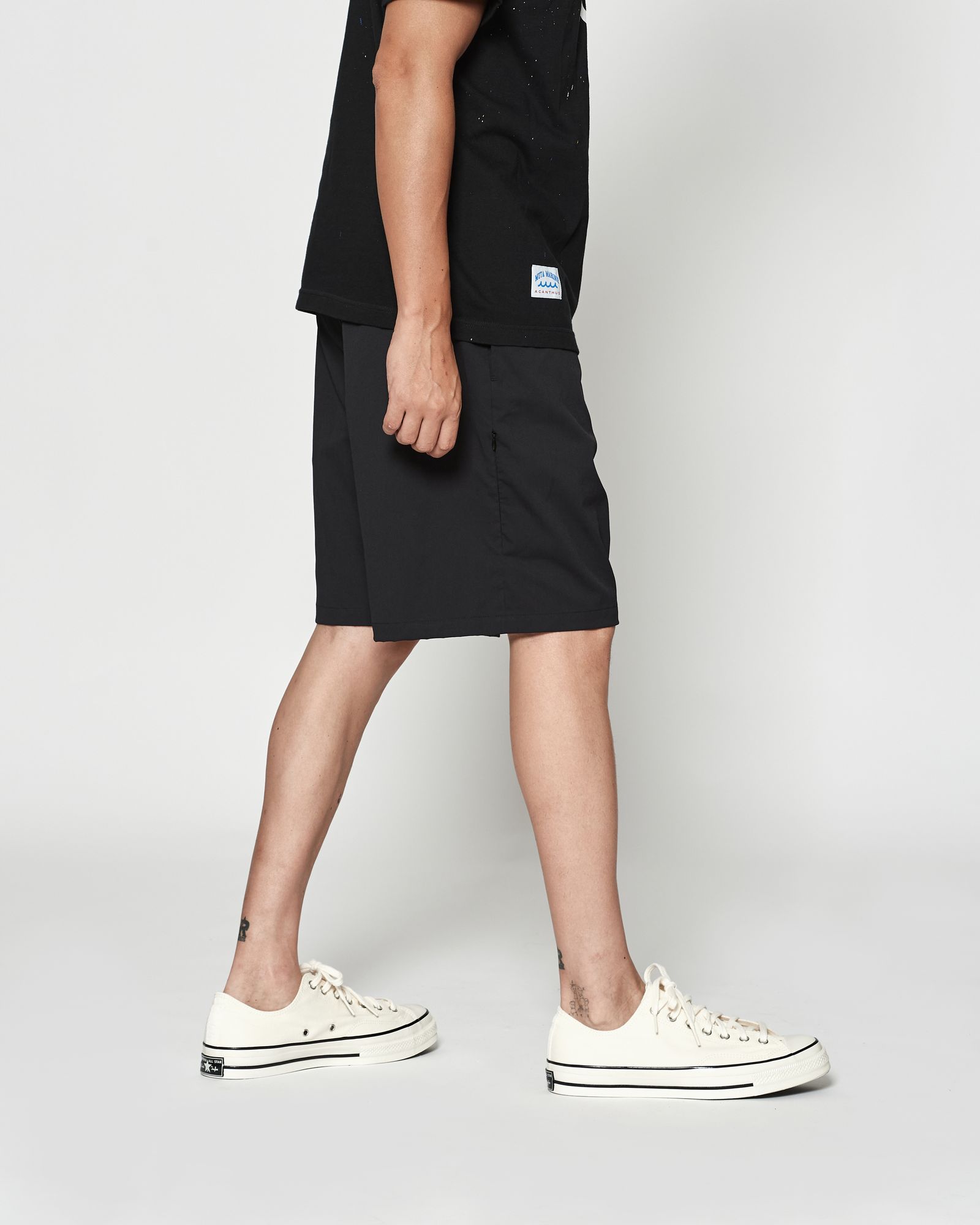 ☆先行予約☆muta MARINE × ACANTHUS  / ベンチレーションショーツ /  Ventilation Shorts / BLACK【MA2606】