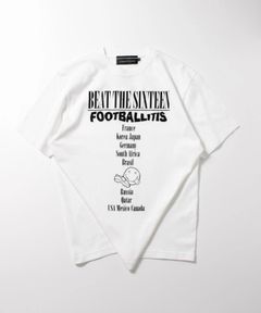 【FOOTBALLITIS】[SMILEY] Tシャツ / WHITE [261321NV]