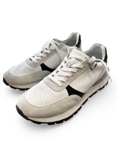 ローカットレザースニーカー / ホワイト / WHITE [MKSH04 ]